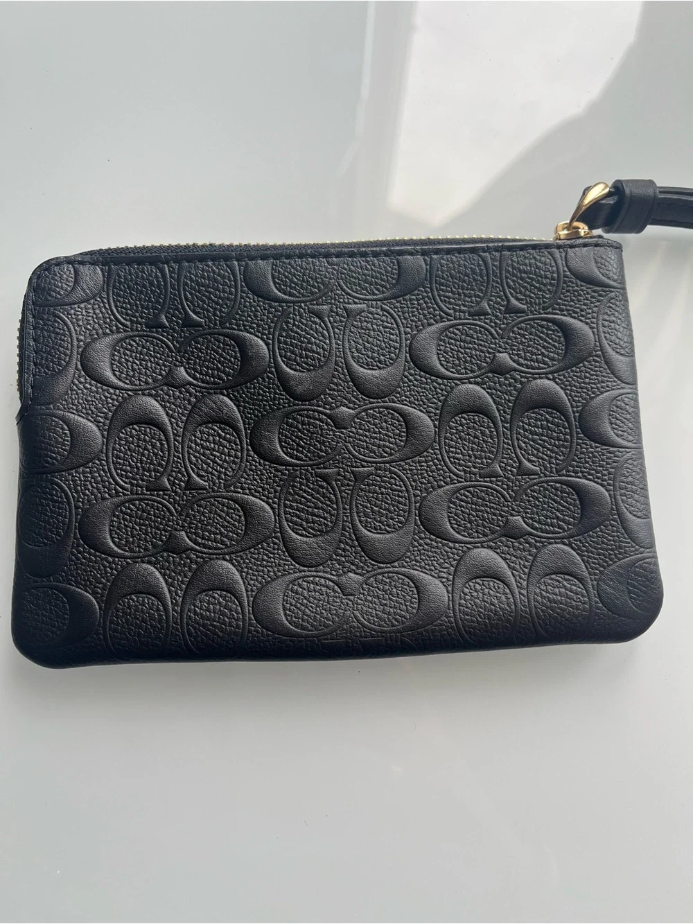 Coach black signature
